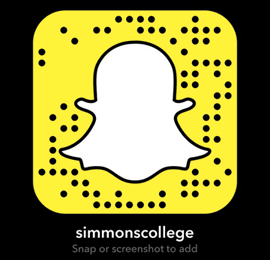 simmonscollege on Snapchat