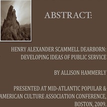 Allison Hammerly - Abstract to her Paper