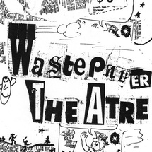 Flyer for Wastepaper Theatre Archive exhibition in Curatorial Studies Course with Randi Hopkins AADM 253 