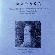 Allison Hammerly's MAPACA booklet from the conference.